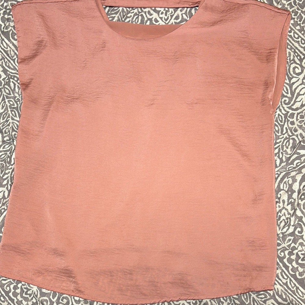 Forever 21 Back Elegant Pink Women's S Satin Tops